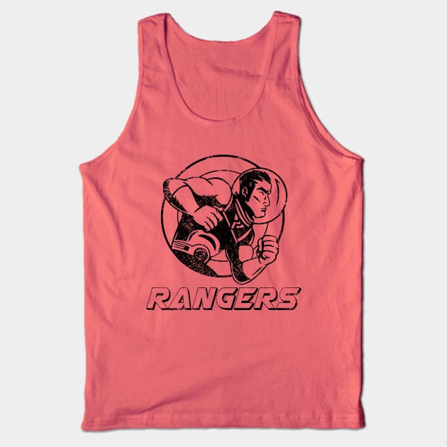 Rocky Ranger, Black Logo Tank Top by ThePaleComic